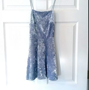 Skater Dress Periwinkle Blue